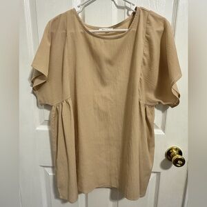 Chic Tan Blouse for Women